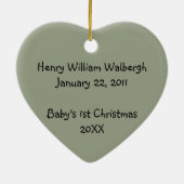 トレインオンプレイドホリデーキープサケオーナメント セラミックオーナメント (裏面)