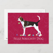 トレイング・ウォーカークリスマスを見る シーズンポストカード (正面/裏面)