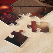 トレイング・ウォーカークリスマスプレゼントで犬を探す ジグソーパズル (側面)