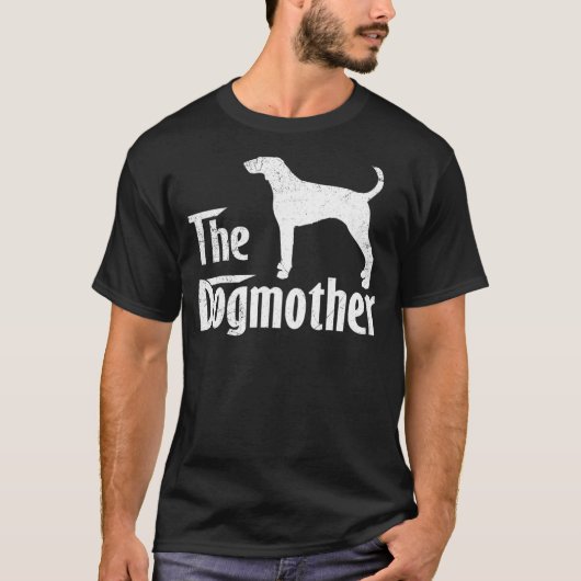 トレイング・ウォーカー犬の母の日を調べる Tシャツ (正面)