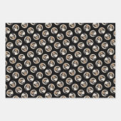 トレイング・ウォーカー絵を描・コンハウンドのオリジナル・ドッグ・アート ラッピングペーパーシート (正面3)