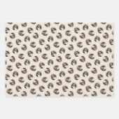 トレイング・ウォーカー絵を描・コンハウンドのオリジナル・ドッグ・アート ラッピングペーパーシート (正面)