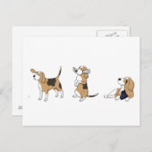 トレイング・ウォーカー風刺漫画2 ポストカード (正面/裏面)