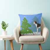 トレイング・ウォーカー飾・コンハウンドのクリスマスツリー クッション (椅子)