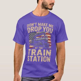 トレインステーションイエローストーンエイクヘムレイン指揮者費用 Tシャツ