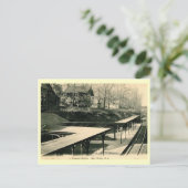 トレインステーション、グレンリッジ、ニュージャージーヴィンテージ ポストカード (スタンド正面)