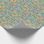 トレインチケットモンタージュ ラッピングペーパー (角)