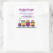 トレインチャッガチョーカートゥーン第2誕生日 スクエアシール (バッグ)