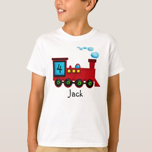 トレインチョー誕生日Tシャツ Tシャツ (正面)
