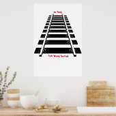 トレイントラックポスター ポスター (キッチン)