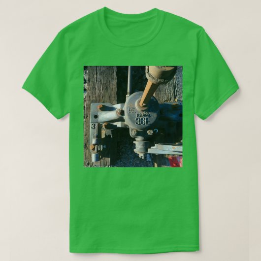 トレイントラック詳細 Tシャツ (デザイン正面)