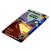 トレイントラベルニューメキシコアリゾナの休日 マグネット (左側)