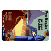 トレイントラベルニューメキシコアリゾナの休日 マグネット (横)