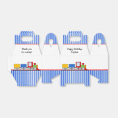 トレインパーソナライズされたカラフル誕生日お願いボックス フェイバーボックス (折り畳みなし)