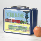 トレインパーソナライズされたメタル弁当箱 メタルランチボックス (インサイチュ)