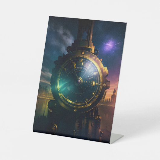 トレインファンキーテーブルの標識 台座サイン (正面)