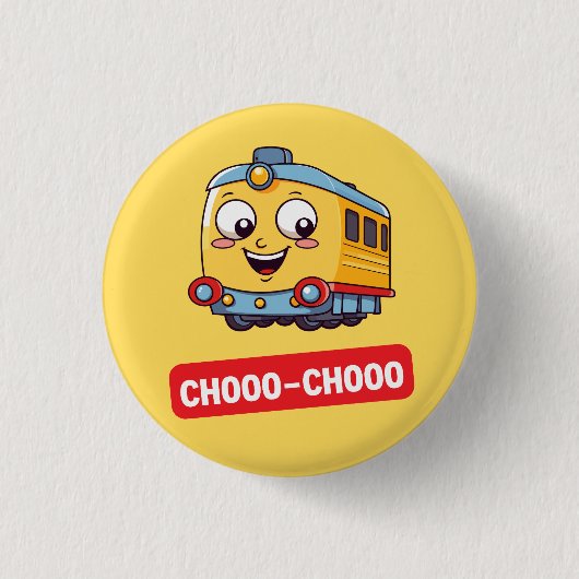 トレインボタン 缶バッジ (正面)