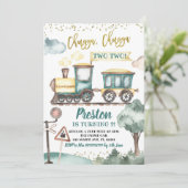 トレインボーイセカンド誕生日招待状 招待状 (スタンド正面)