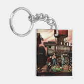 トレインヤードフラワーガーデンバイステヴァンドハノス キーホルダー (正面左)