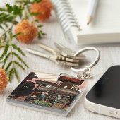 トレインヤードフラワーガーデンバイステヴァンドハノス キーホルダー (正面右)