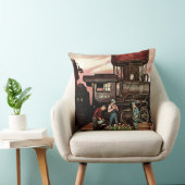 トレインヤードフラワーガーデンバイステヴァンドハノス クッション (椅子)