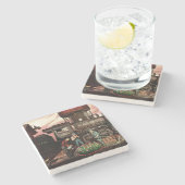 トレインヤードフラワーガーデンバイステヴァンドハノス ストーンコースター (横)