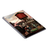 トレインヤードフラワーガーデンバイステヴァンドハノス ノートブック (右側)