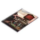 トレインヤードフラワーガーデンバイステヴァンドハノス ノートブック (左側)