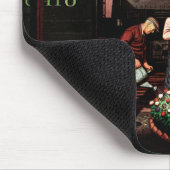 トレインヤードフラワーガーデンバイステヴァンドハノス マウスパッド (コーナー)