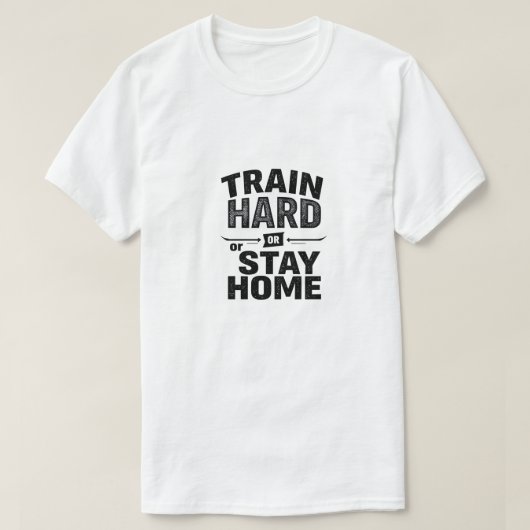 トレイン懸命またはステイホームグラフィックTシャツ Tシャツ (デザイン正面)