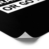 トレイン懸命またはホーム ポスター (角)