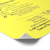 トレイン考えオブ – ヒーロすごいーポーズのアラーム ポスター (角)