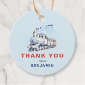 トレイン誕生日サークルラベルチャガチャッガ フェイバータグ (正面)