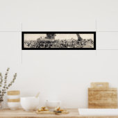 トレイン難破船イリノイ写真1909 ポスター (キッチン)