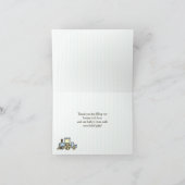 トレイン サンクス サンキューカード (内部)