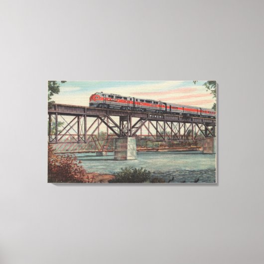 トレイン・ザ・チッペカヌー キャンバスプリント (正面)