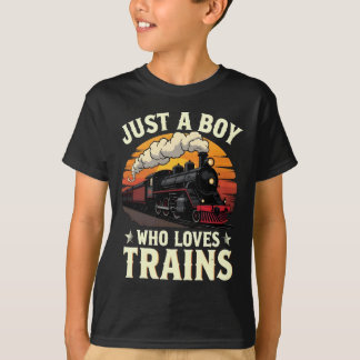 トレイン ヴィンテージ トレイン ラバー ボーイ Tシャツ