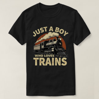 トレイン ヴィンテージ トレイン ラバー ボーイ Tシャツ