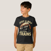 トレイン ヴィンテージ トレイン ラバー ボーイ Tシャツ (正面フル)