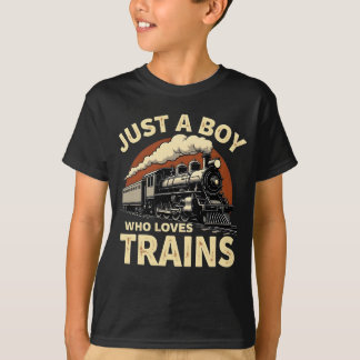 トレイン ヴィンテージ トレイン ラバー ボーイ Tシャツ