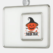 トレクトラットカボチャ シルバープレートフレームオーナメント (左)