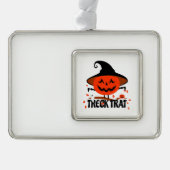 トレクトラットカボチャ シルバープレートフレームオーナメント (正面)