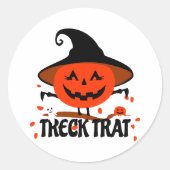 トレクトラットカボチャ ラウンドシール (正面)