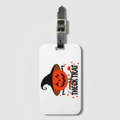 トレクトラットカボチャ ラゲッジタグ (正面縦)