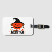 トレクトラットカボチャ ラゲッジタグ (正面横)