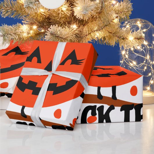 トレクトラットカボチャ ラッピングペーパー (クリスマス)