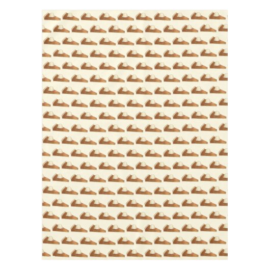 トレクルタートスライスブリティッシュベーキングベイクセールパイ テーブルクロス (正面)