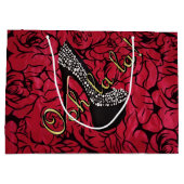 トレシックルージュフルーア ラージペーパーバッグ (裏面)