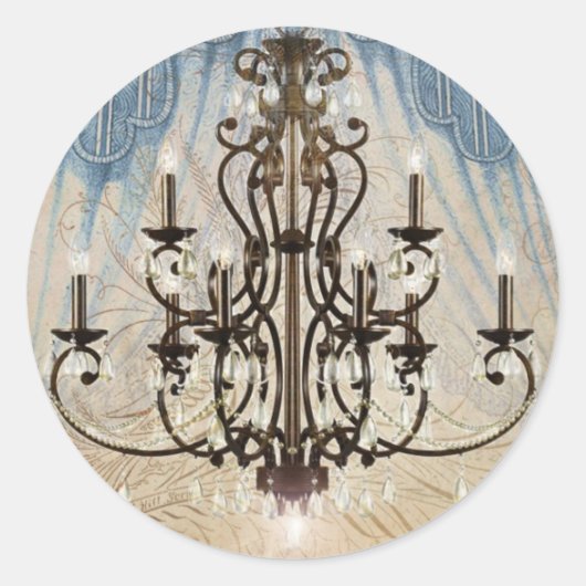 トレシッフランスのクインスパイアステッカー ラウンドシール (正面)