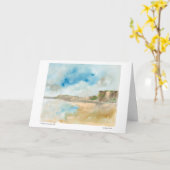 トレシリアンの崖に太陽光 カード (黄色い花)